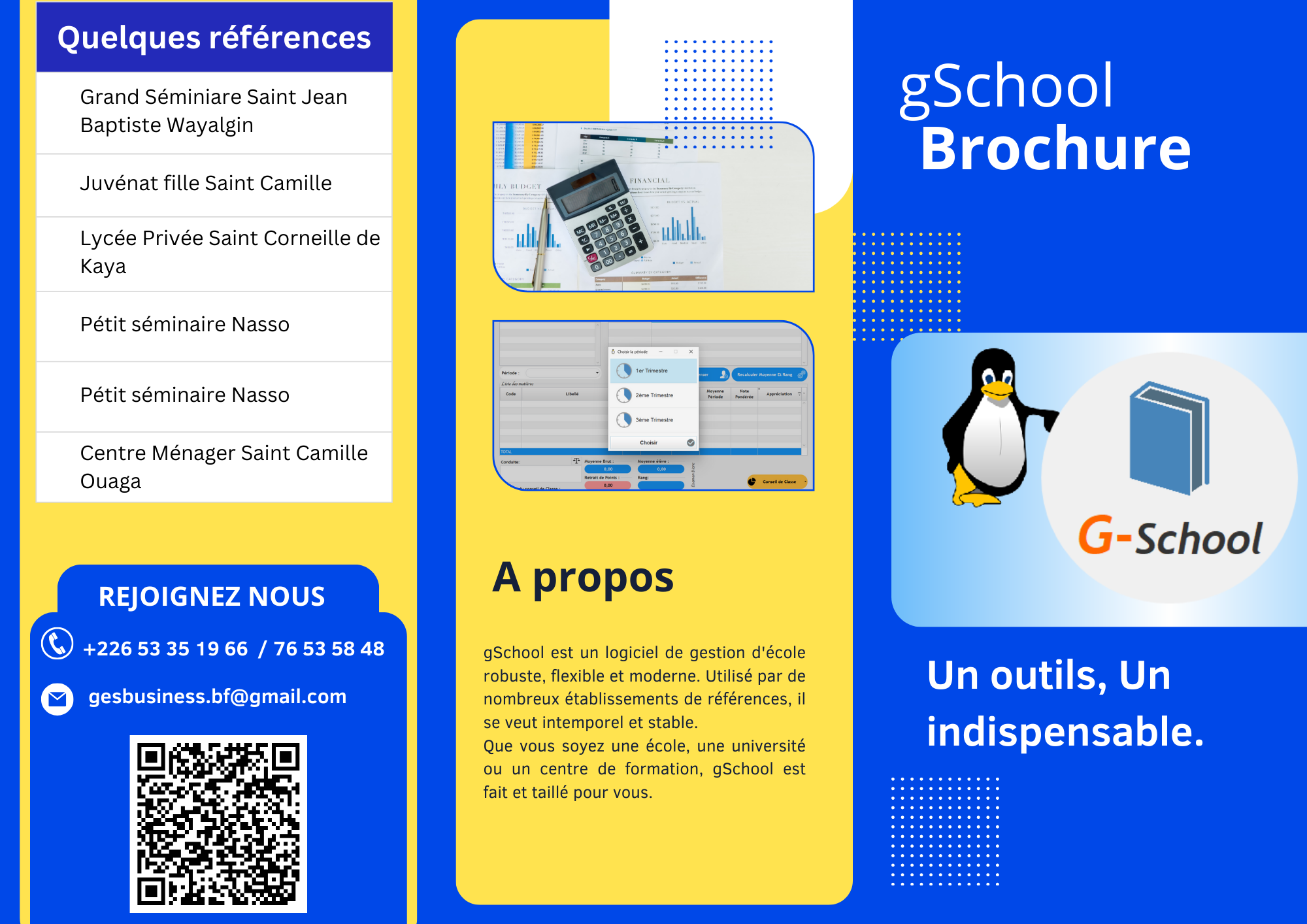 Aperçu brochure G-School