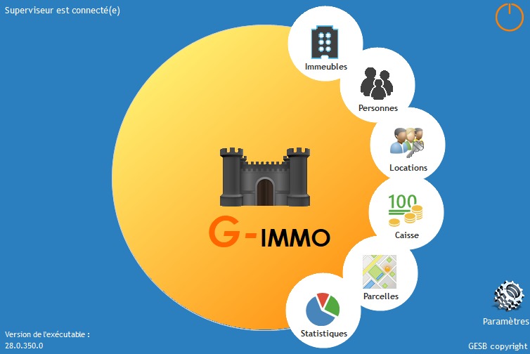 Tableau de bord G-Immo
